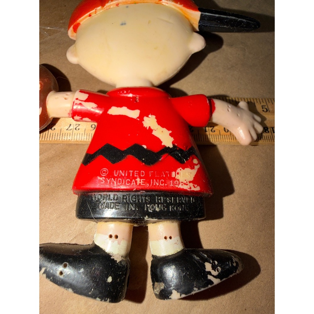 Vintage Charlie Brown Baseball Figure Peanuts United‎ Feature Syndicate 1950s 5" - Picture 3 of 4